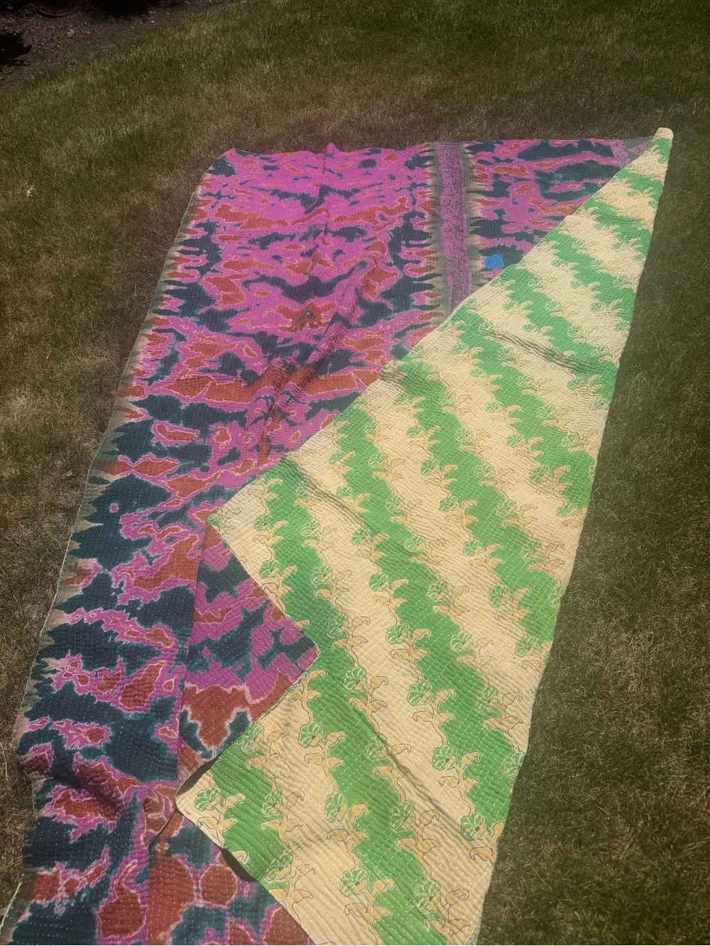 Colorful Abstract Knit Throw Blanket - Bright Multi